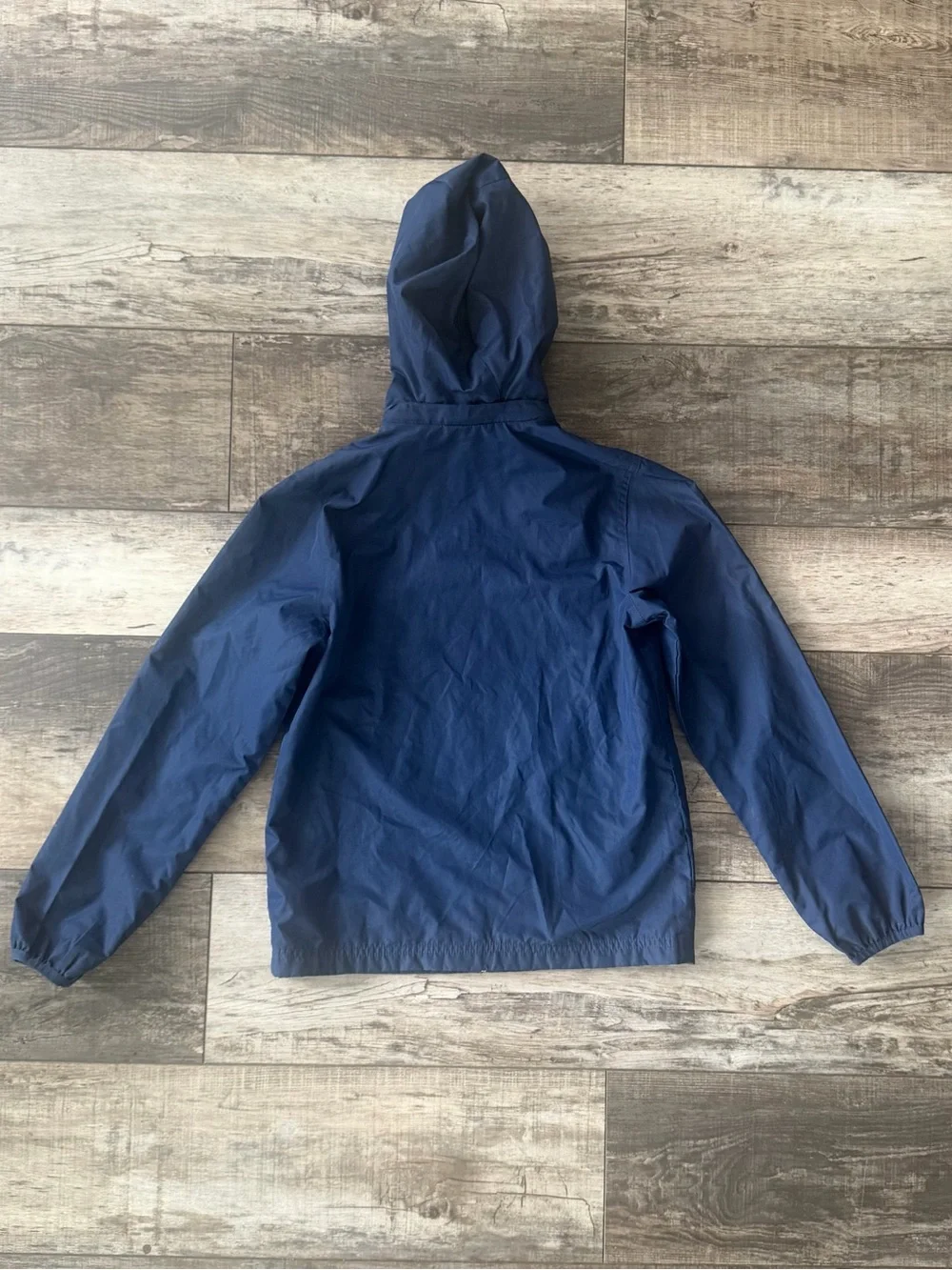 Magellan Outdoors Kids' Navy Hooded Windbreaker/ Rain Jacket YS